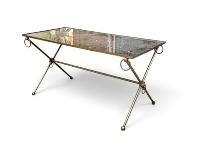In the style of JANSEN
Coffee table with...