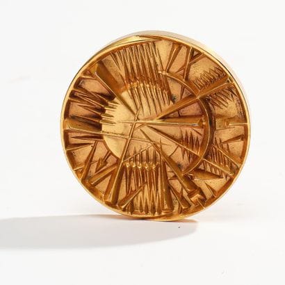Arnaldo POMODORO (1926–2025)
Circular gilt...