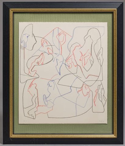 Jan VOSS (né en 1936)
Sans titre
Lithographie...