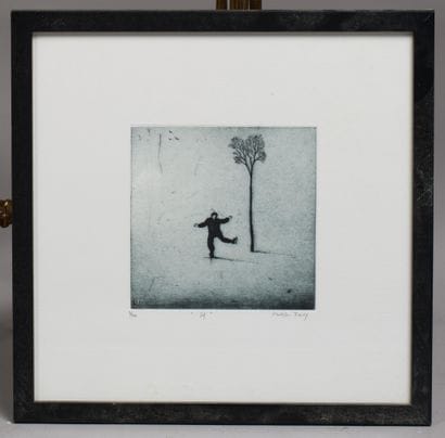 Philippe TARDY (né en 1960)
« Jef ».
Gravure...