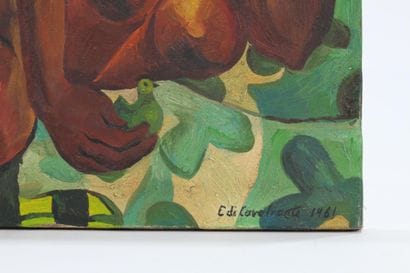MODERN SCHOOL
Oil on canvas 
Signed lower...