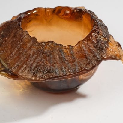 USAMA
Vase en verre égyptien polychrome à...