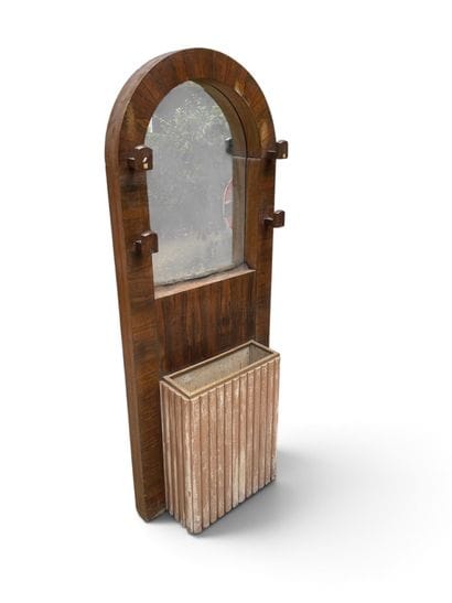 ART DECO PIECE 
Entryway coat rack with four...