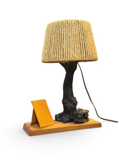 FRENCH DESIGN
A free-form, stained wooden...