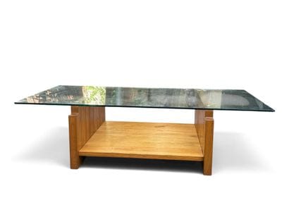 Attributed to MAISON REGAIN 
Coffee table...