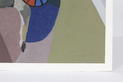 MODERN SCHOOL
Bullfighting scene 
Oil and...