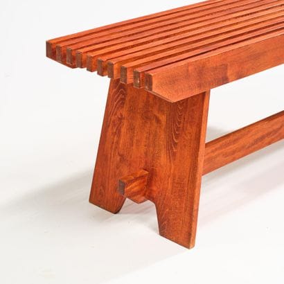 FRENCH CRAFTSMANSHIP
Trapezoidal bench made...
