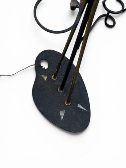 In the style of ARLUS
A two-arm floor lamp...