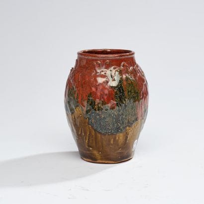 TRAVAIL FRANCAIS
Vase balustre en céramique...