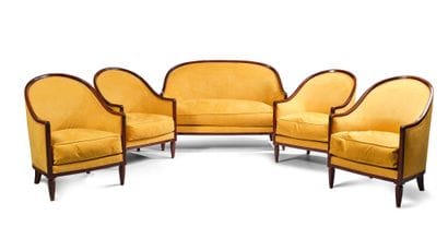 In the style of Paul FOLLOT (1877–1941)
Wooden...