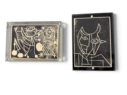 D'après Pablo Picasso (1881-1973)
Tête de...