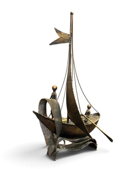 NEO-INDUSTRIAL ART 
The Sailboat 
Assembled...