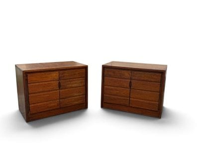 In the style of MAISON REGAIN 
Pair of sideboards...
