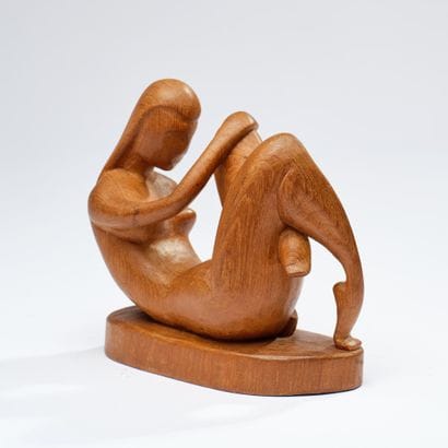 CONTEMPORARY ART SCHOOL
Languid Woman 
Carved...