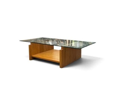 Attributed to MAISON REGAIN 
Coffee table...