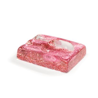 Ashtray or trinket dish made of textured...