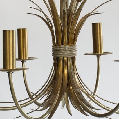MAISON CHARLES
Pair of chandeliers, “Roseaux”...