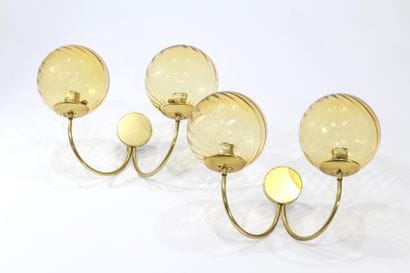PARSCOT Edition
Pair of two-arm sconces in...