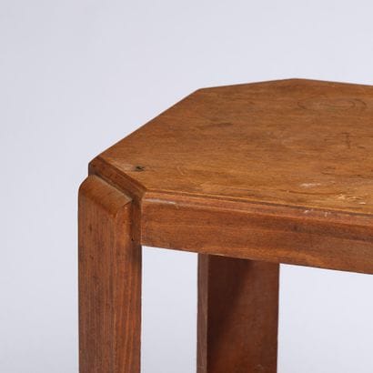 ART DECO FURNITURE 
Octagonal wooden side...