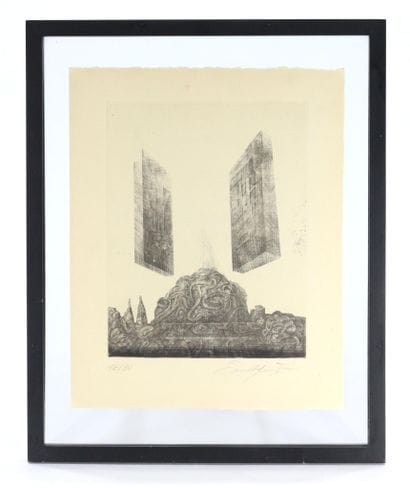 Ernst FUCHS (1930-2015) The Gates of Gaza...