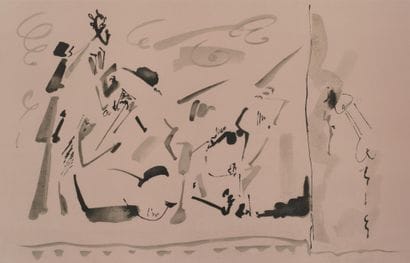 André MASSON (1896–1987)
Abstraction 
Lithograph...