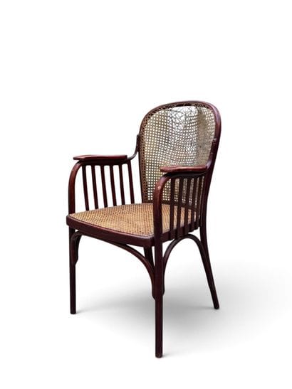 Attributed to THONET
Office armchair made...