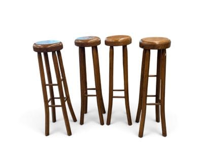 Attributed to MAISON REGAIN
Set of four four-legged...
