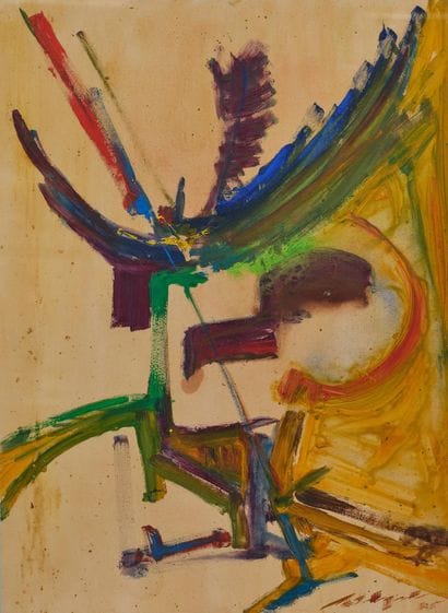 DELAGARDE (20th century)
Abstract composition
Gouache,...