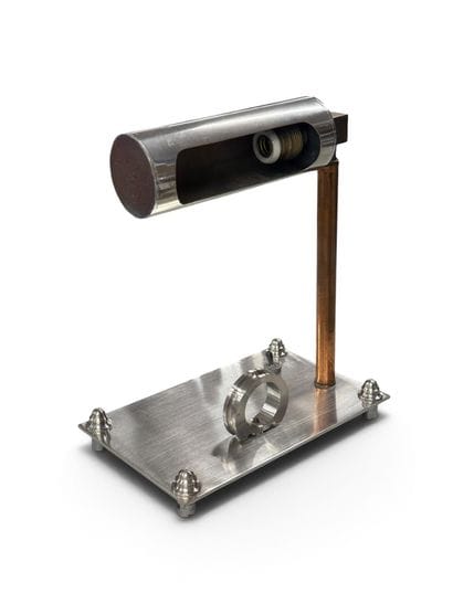 MODERNIST DESIGN
Chrome-plated metal and...