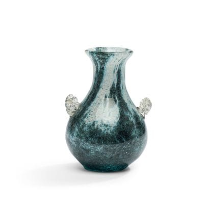 MURANO
Vase balustre à deux anses tournoyantes...