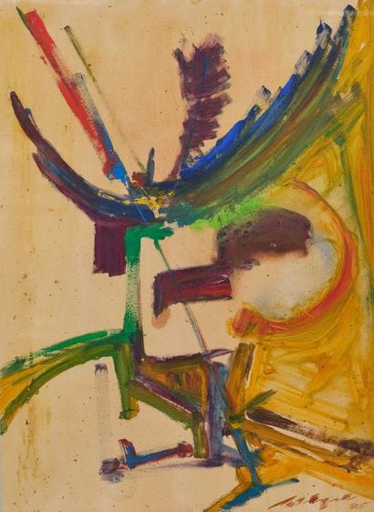 DELAGARDE (20th century)
Abstract composition
Gouache,...