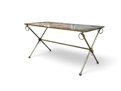 In the style of JANSEN
Coffee table with...