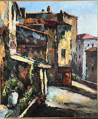 Pierre DUMONT (1920–1987).
Village in the...