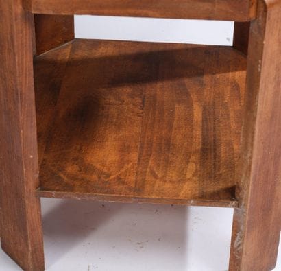 ART DECO FURNITURE 
Octagonal wooden side...