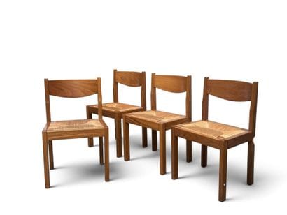 Attributed to MAISON REGAIN
Set of four chairs...