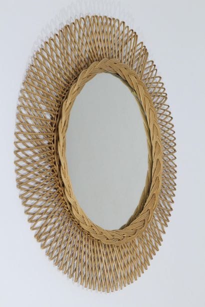 TRAVAIL FRANCAIS
Miroir circulaire à entourage...