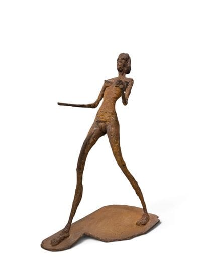 MODERN SCHOOL
Stylized Woman
Cast iron sculpture....
