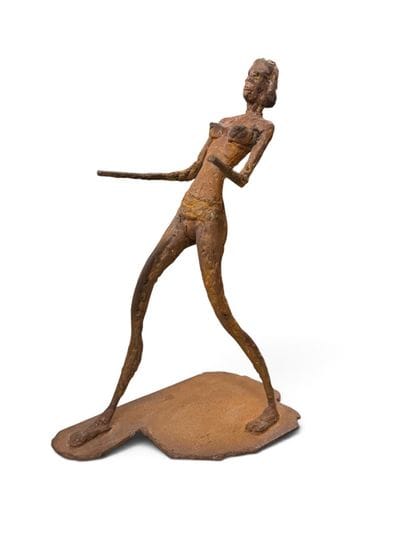 MODERN SCHOOL
Stylized Woman
Cast iron sculpture....