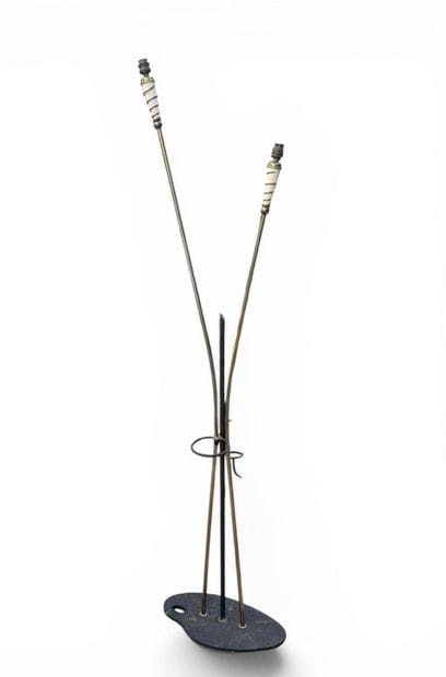 In the style of ARLUS
A two-arm floor lamp...