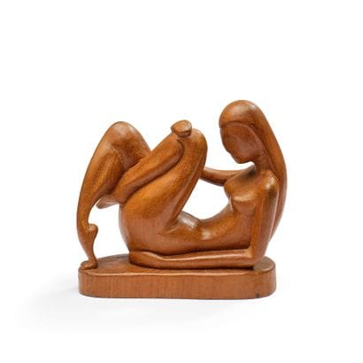 CONTEMPORARY ART SCHOOL
Languid Woman 
Carved...