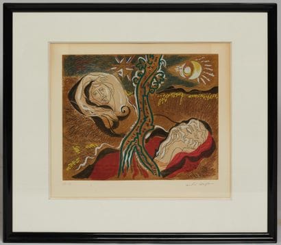 André MASSON (1896–1987) 
The Famous Lovers...