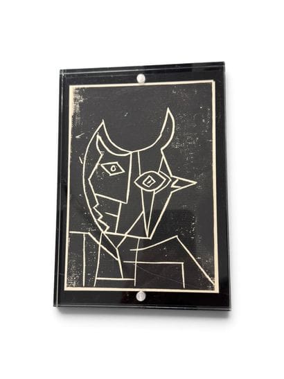 D'après Pablo Picasso (1881-1973)
Tête de...