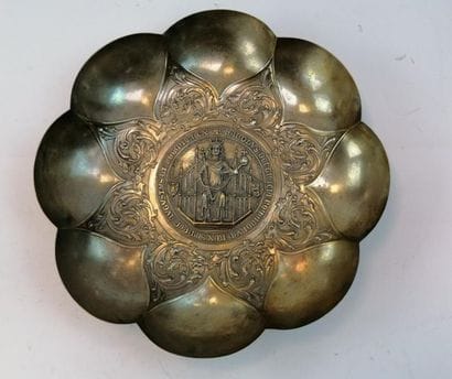 Silver platter 800 thousandths Germany. It...