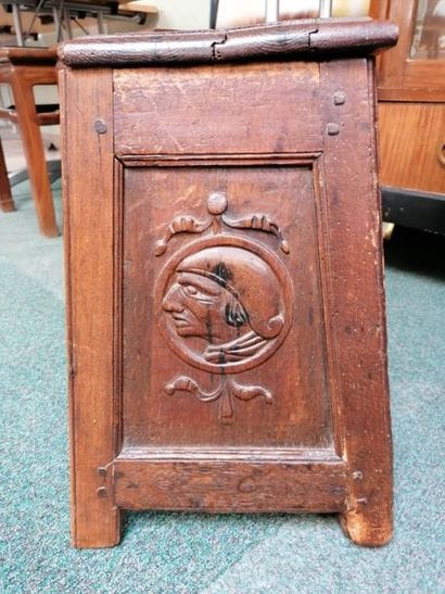 Salt chest, from the end of the 16th century....