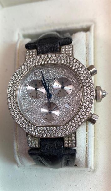 CHAUMET, ladies' watch Paris sport in white...