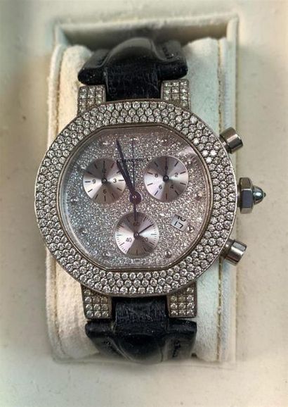CHAUMET, ladies' watch Paris sport in white...
