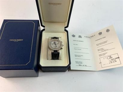 CHAUMET, ladies' watch Paris sport in white...