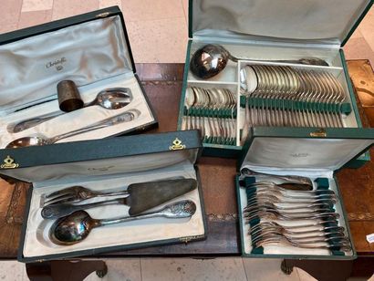 Housewife's part in silver plated metal ...