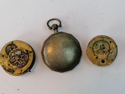 Set of 3 cockerel watch movements