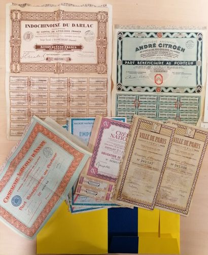 Batch of bearer bonds